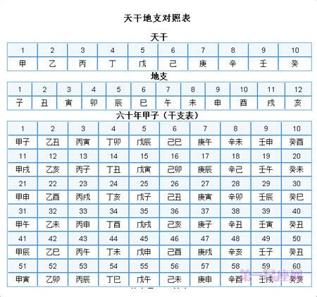 1979年是什么年|干支纪年对照表，天干地支年份对照表